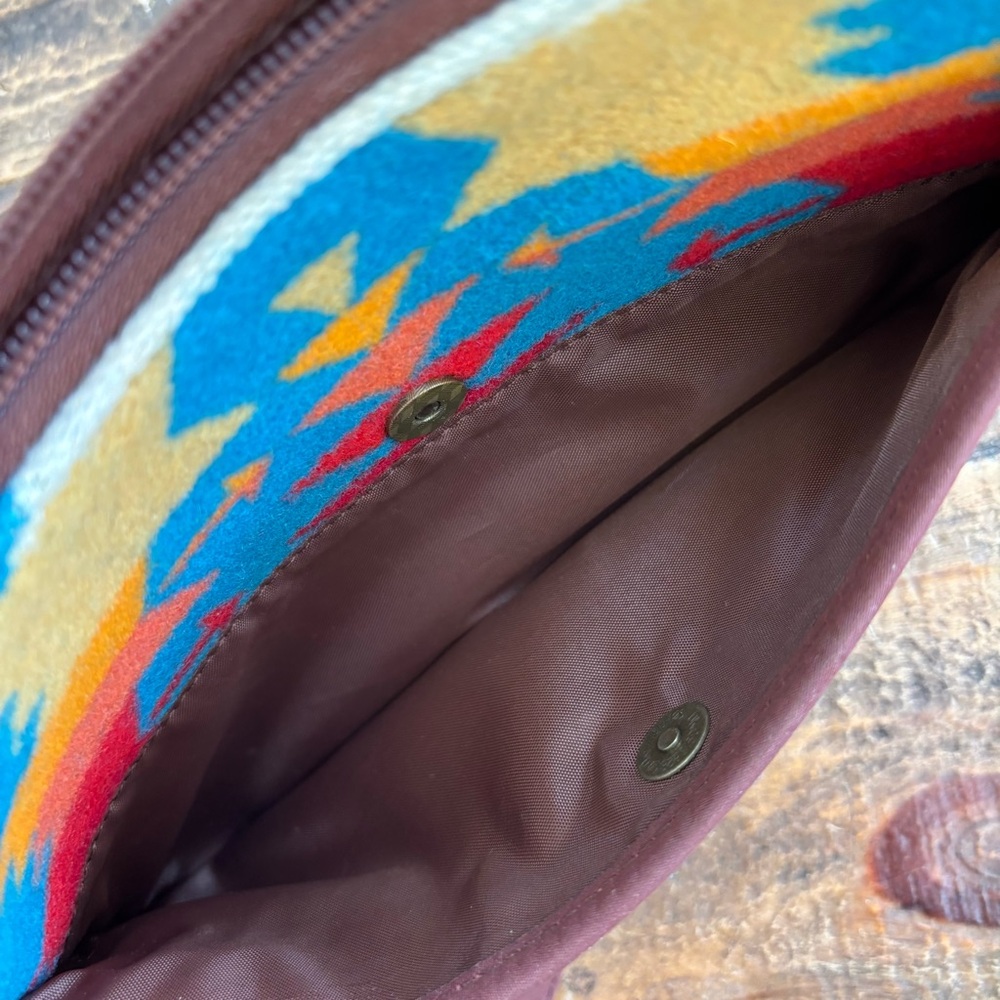 Pendleton Wool Boho Southwest Print Crossbody Bag - Picture 9 of 11